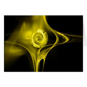 ROSE FRACTALE, jaune violet