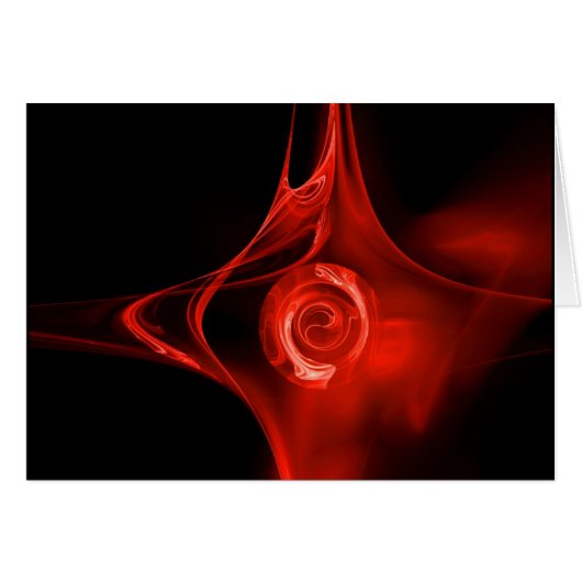 ROSE FRACTALE, rouge (Devant horizontal)