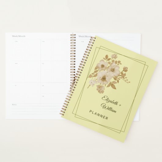 Rose Frame – Celestial Yellow Wedding (Devant avec enveloppe)