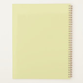 Rose Frame – Celestial Yellow Wedding Planner (Achterkant)