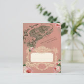 Rose français - Carte postale (Debout devant)