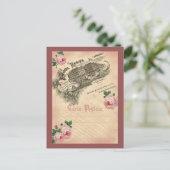 Rose français - Carte postale (Debout devant)