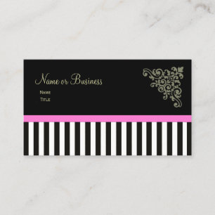 Rose français de cartes de visite de ~ de boutique