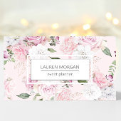 Rose Garden Blush Florals Carte de visite