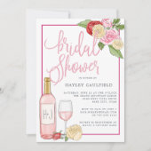 Rosé Garden | Bridal Shower Invitation (Devant)