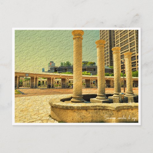 Rose Garden Briefkaart (Voorkant)