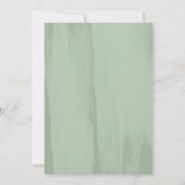 Rose Garden élégant Faire-part de mariage floral (Dos)