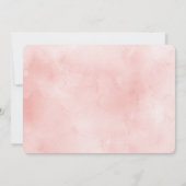 Rose Garden Girl Baptism Photo Invitation (Dos)