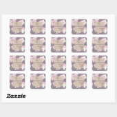 Rose Garden Mauve | Autocollant personnalisé (Feuille)