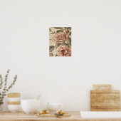 Rose Garden Sketch Poster (Keuken)