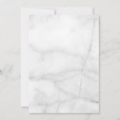 Rose géométrique Gold Floral Wedding Invitation (Dos)