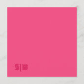 Rose Géométrique Rouge Enregistrer La Carte Date (Dos)