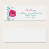 Rose Gerbera Daisy Occasion spéciale Favoriser les (Devant & derrière)