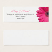 Rose Gerbera Daisy Occasion spéciale Favoriser les (Devant & derrière)