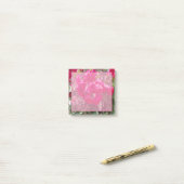 Rose Glamour Post-it (Sur un bureau)