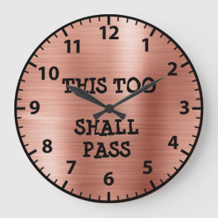 Rose Gold 12 Étapes Horloge de Sobriété de Récupér