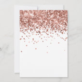 Rose Gold 15th Birthday Party Invitation (Dos)