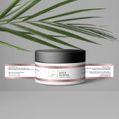 Rose Gold 4 OZ 120ml Cosmetic Jar Étiquette de pro