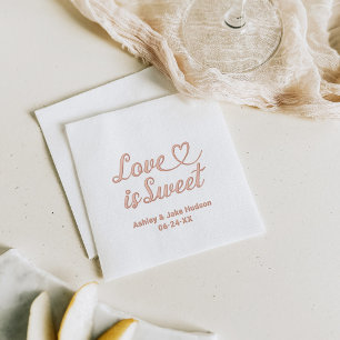Rose Gold Amour est Douce Cœur Mariage