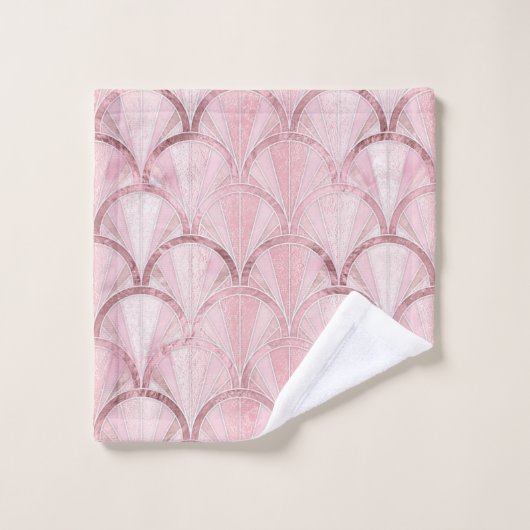 Rose Gold Art Deco Luxury Pattern (Gant de toilette)