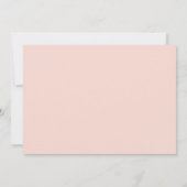 Rose Gold Birthday Girls 1ère invitation (Dos)