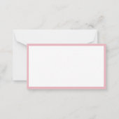 Rose Gold Blanc Simple Modèle Moderne Élégant (Dos)