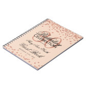 Rose Gold Blush 30e Anniversaire Livre d'hôtes Con (Côté gauche)