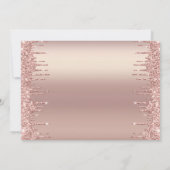 Rose Gold Blush Drives Baby shower Invitation (Dos)
