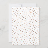 Rose Gold Brunch Invitation à la douche de la mari (Dos)