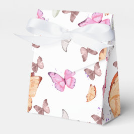 rose gold butterfly bedankdoosjes