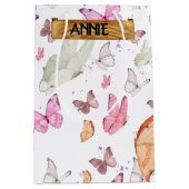 rose gold butterfly medium cadeauzakje (Voorkant)