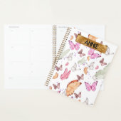 rose gold butterfly planner (Display)