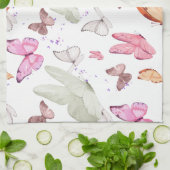 rose gold butterfly theedoek (Gevouwen)