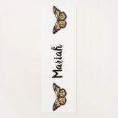 rose gold butterfly yogamat (Achterkant)