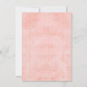 Rose Gold Champagne Verre Bridal Douche Invitation (Dos)