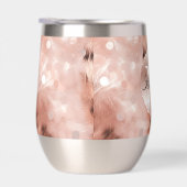 Rose Gold Cheetah Monogramme (Droite)