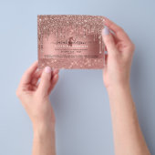 Rose Gold Chic Cleaning Services Flyer (Hand)