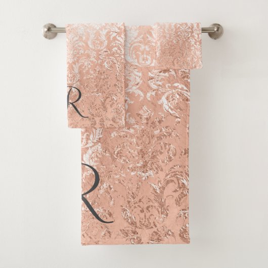 Rose Gold Damassé Monogrammé (En situation)