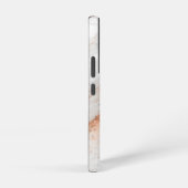 Rose Gold Dust on White Marble Samsung Galaxy Hoesje (Rechterkant)