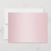 Rose Gold écriture manuscrite Nom du script Modèle (Dos)