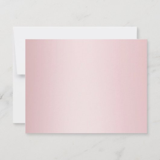 Rose Gold écriture manuscrite Nom du script Modèle (Dos)