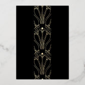 Rose GOLD - Élégant mariage, véritable invitation (Verso)