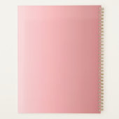 Rose Gold Elegant Monogramme Modèle moderne (Dos)