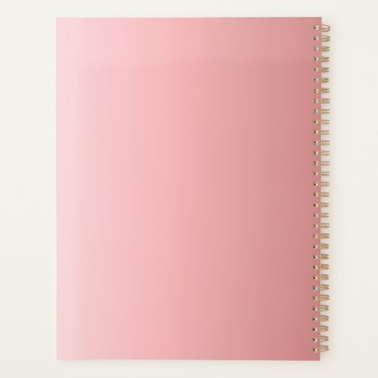 Rose Gold Elegant Monogramme Modèle moderne (Dos)