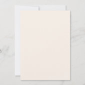 Rose Gold Elegant Wedding Invitation Kaart (Achterkant)