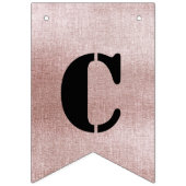 Rose Gold Engagement Party Bung drapeaux (Premier drapeau)