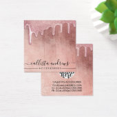 Rose Gold épais Parties scintillant Drips Logo Cli (Bureau)