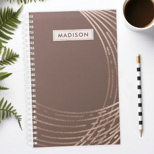 Rose Gold et Mauve Abstrait Personnalisé Tendance