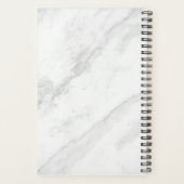 Rose Gold et rose Fleurs Enseignant Planificateur (Dos)