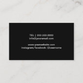 Rose Gold Étiquette de la formatrice personnelle d (Dos)